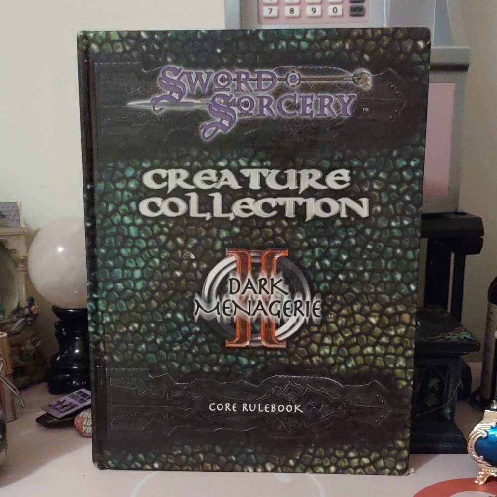 Sword & Sorcery Creature Collection II Dark Menagerie Core Rulebook